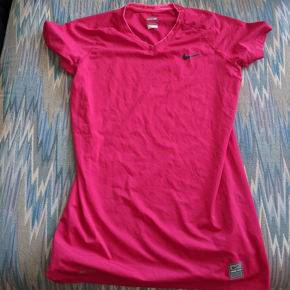 Nike women's Pink Medium Dri-Fit shirt